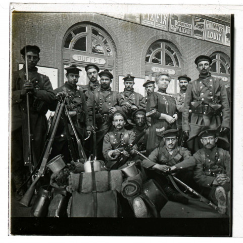 Fusiliers marins à Amiens