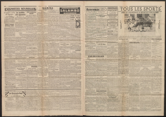 Le Progrès de la Somme, numéro 21167, 26 août 1937