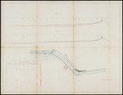 Plan d'une partie du port de Saint-Valery sur lequel on a indiqué l'emplacement des bains à établir la La Ferté.