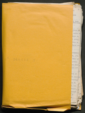 Témoignage de Delrez, J. (Colonel - ex Major) et correspondance avec Jacques Péricard