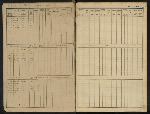 Répertoire des formalités hypothécaires, du 23/05/1860 au 24/10/1860, volume n° 96 (Conservation des hypothèques de Doullens)