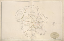 Plan du cadastre napoléonien - Atlas cantonal - Lihons : tableau d'assemblage