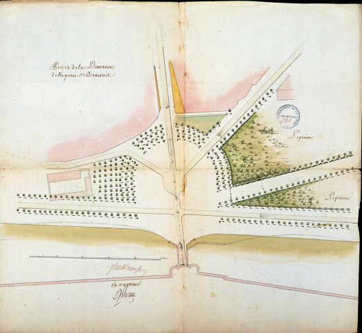 Projet de la plantation de la porte de Beauvais à Amiens