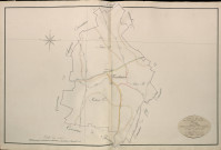 Plan du cadastre napoléonien - Atlas cantonal - Fontaine-Les-Cappy (Fontaine) : tableau d'assemblage