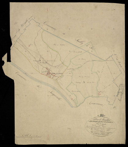Plan du cadastre napoléonien - Port-le-Grand (Port le Grand) : tableau d'assemblage