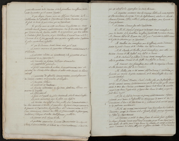 Délibérations et arrêtés généraux du directoire du département : 21 juillet 1790-12 novembre 1790