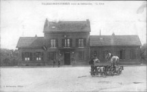 Villers-Bretonneux avant sa destruction. La Gare