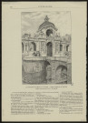 La donation de Chantilly à la France. Porte principale du château (gravure extraite du journal l'art). Voir page 650