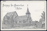 Buigny-les-Gamaches : l'église - (Reproduction interdite sans autorisation - © Claude Piette)