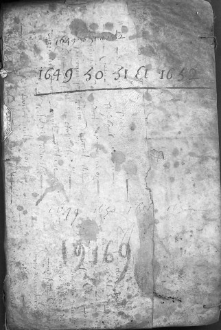 Etude de Me Noël Pezé à Amiens (étude n°13). Minutes des années 1649-1652