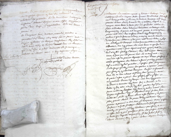 Etude de Me Bénigne Magdelaine à Amiens (étude n°16). Minutes de l'année 1658