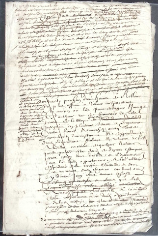 Etude de Me Antoine Ricard à Amiens (étude n°25). [Divers , année 1667]