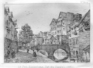 Le Pont Blanquetaque rue des Panniers (1863)