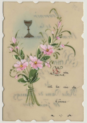 Fière est la vie de l'âme. Fleurs et calice