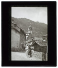 Eglise de Termignon - vue prise dans le bas du village - juillet 1902