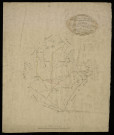 Plan du cadastre napoléonien - Beaucourt-en-Santerre (Beaucourt) : tableau d'assemblage
