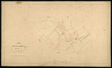 Plan du cadastre napoléonien - Beaucourt-sur-l'Ancre (Beaucout) : Chef-lieu (Le), B1 (correspond au développement d'une partie de B2)