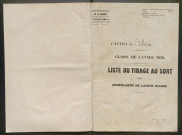 Tirage au sort (arrondissements de Doullens et de Montdidier) de l'année 1859
