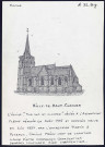 Ailly-le-Haut-Clocher : église mur sud et clocher - (Reproduction interdite sans autorisation - © Claude Piette)