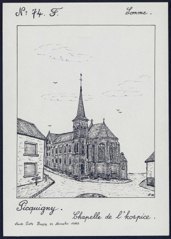 Picquigny : chapelle de l'hospice - (Reproduction interdite sans autorisation - © Claude Piette)