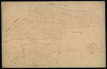 Plan du cadastre napoléonien - Heudicourt : Chef-lieu (Le) ; Combles (les), E1 et une partie détachée de la section D