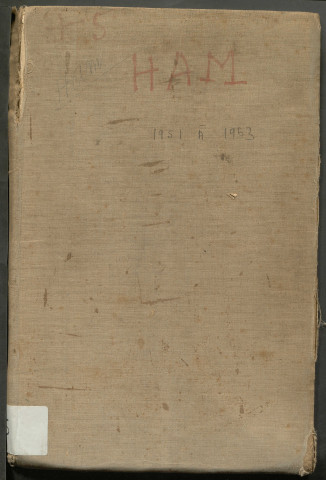 Table des successions et absences du bureau de Ham