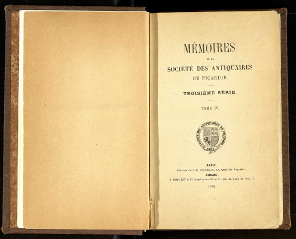 Dictionnaire topographique du département de la Somme. - Tome 2 : de Machaux à Zoudainville, accompagné d'un appendice sur les noms de bois du département de la Somme