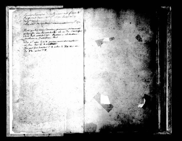 Amiens (Saint-Firmin-le-Confesseur) : tables alphabétiques (1640-1674)