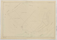 Plan du cadastre rénové - Fonchettes : section ZB