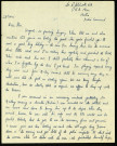 Lt R. Goldwater RA, RA Mess MUTTRA, India Command, 28 Oct. 45 : lettre de Raymond Goldwater à son frère Stan