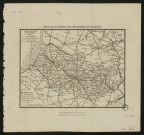 Petit Atlas National des Départements de la France. Carte routière du Département de la Somme divisé en 5 Arrondissements et en 41 cantons