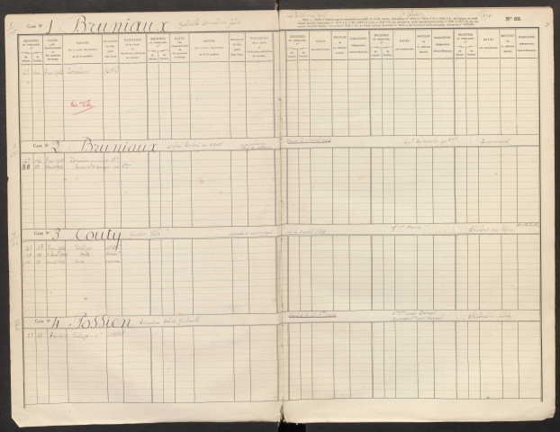 Répertoire des formalités hypothécaires, du 07/11/1942 au 05/04/1943, registre n° 007 (Conservation des hypothèques de Montdidier)