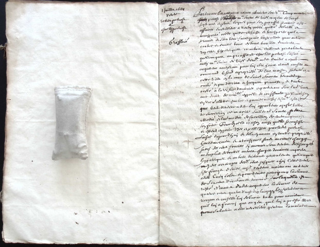 Etude de Me Jean-Baptiste Trencart à Amiens (étude n°12). Minutes de l'année 1668
