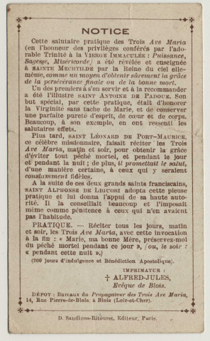 Ave Maria. Le Coeur immaculé de Marie