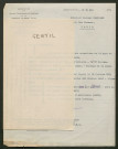 Témoignage de Gentil, Gaston (Lieutenant) et correspondance avec Jacques Péricard