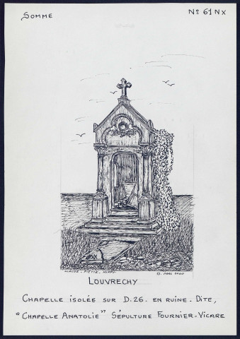 Louvrechy : chapelle isolée - (Reproduction interdite sans autorisation - © Claude Piette)