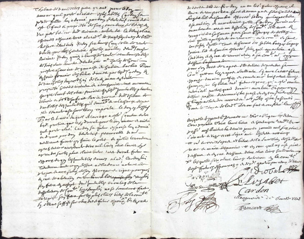 Etude de Me Jean-Baptiste Trencart à Amiens (étude n°12). Minutes de l'année 1671