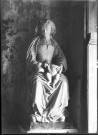 Eglise de Tortefontaine (Pas-de-Calais) : statue de la Vierge à l'Enfant