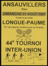 44e tournoi inter-union de Longue Paume, n°1 des sports traditionnels en Picardie