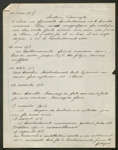 Témoignage de Arnalsteen, Edouard (Grenadier) et correspondance avec Jacques Péricard