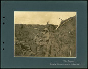 Près de Soyécourt (Somme). Tranchée allemande conquise et remise en état par les soldats français