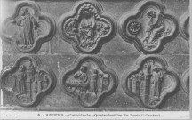 Cathédrale - Quatrefeuilles du portail central