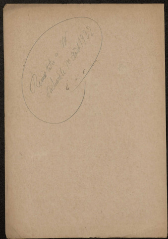 Corbie. Demande d'indemnisation des dommages de guerre : dossier Richard Léon, Edouard