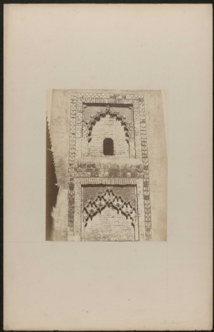 Maghreb. 24 planches photographiques pour l'inventaire de monuments historiques : minarets, vues générales de villes, mosquées, portes, porches