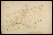 Plan du cadastre napoléonien - Lahoussoye (Lahoussoye) : Chef-lieu (Le), A et B développement