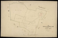 Plan du cadastre napoléonien - Bouillancourt-en-Sery : Chemin d'Infray (Le), B2