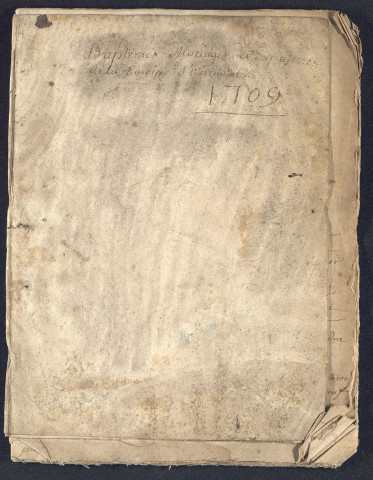 Oisemont : baptêmes, mariages, sépultures (1709-1711)