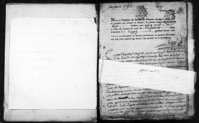 Cappy : naissances, mariages, décès