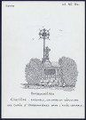 Harbonnières : cimetière, ensemble calvaire et sépultures des curés - (Reproduction interdite sans autorisation - Claude Piette)