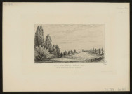 Vue du Savart Galant à Brasles (Aisne). Lieu de la découverte de l'ane bachique